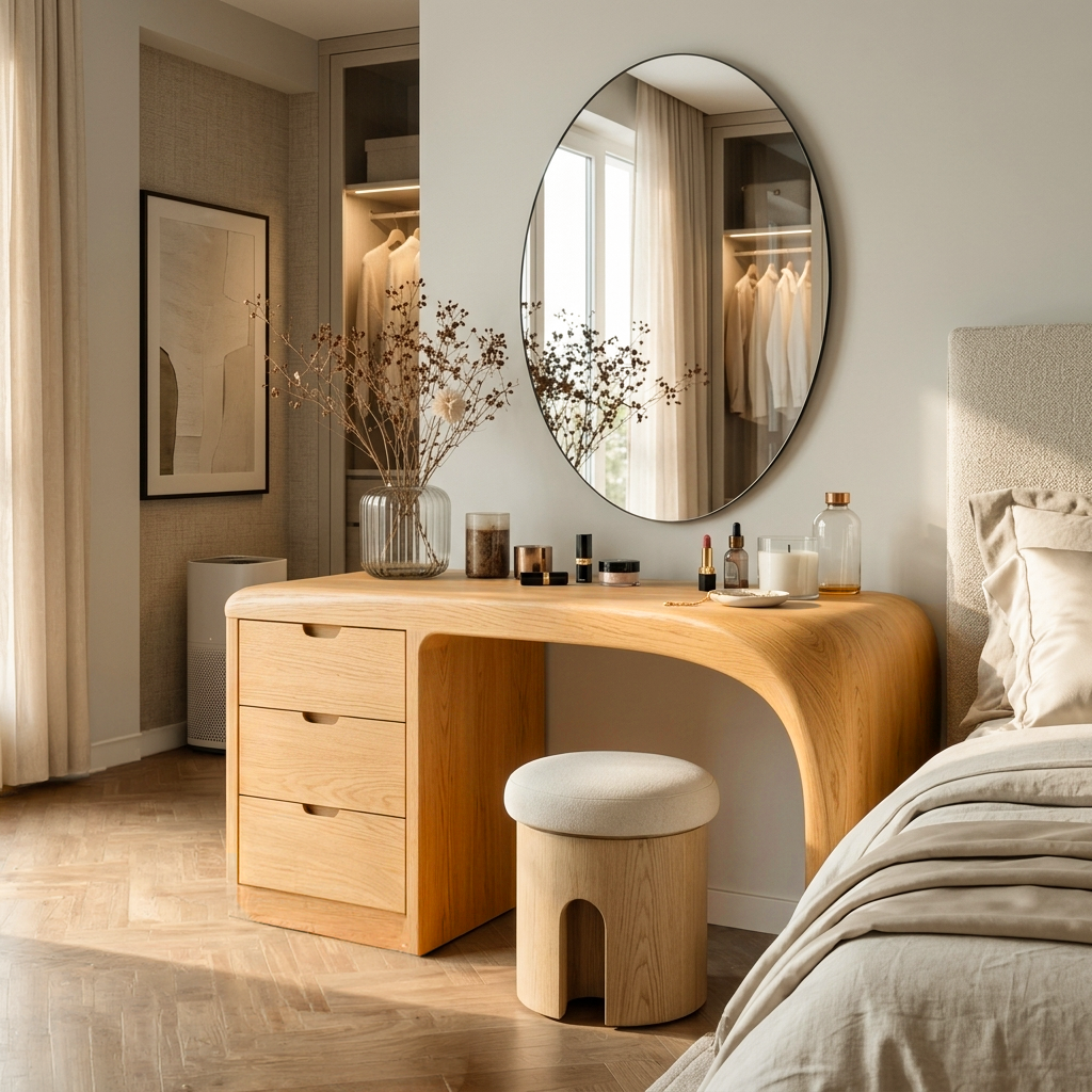 Modern Vanity Table For Bedroom Makeup