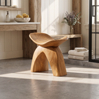 Farmhouse Bath Seat For Cozy Bathroom Furniture Decor