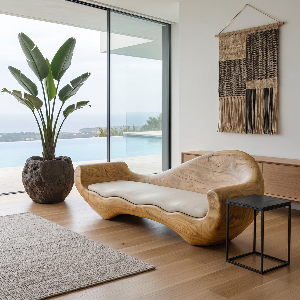 Artistic Sofa With Organic Design For Living Room