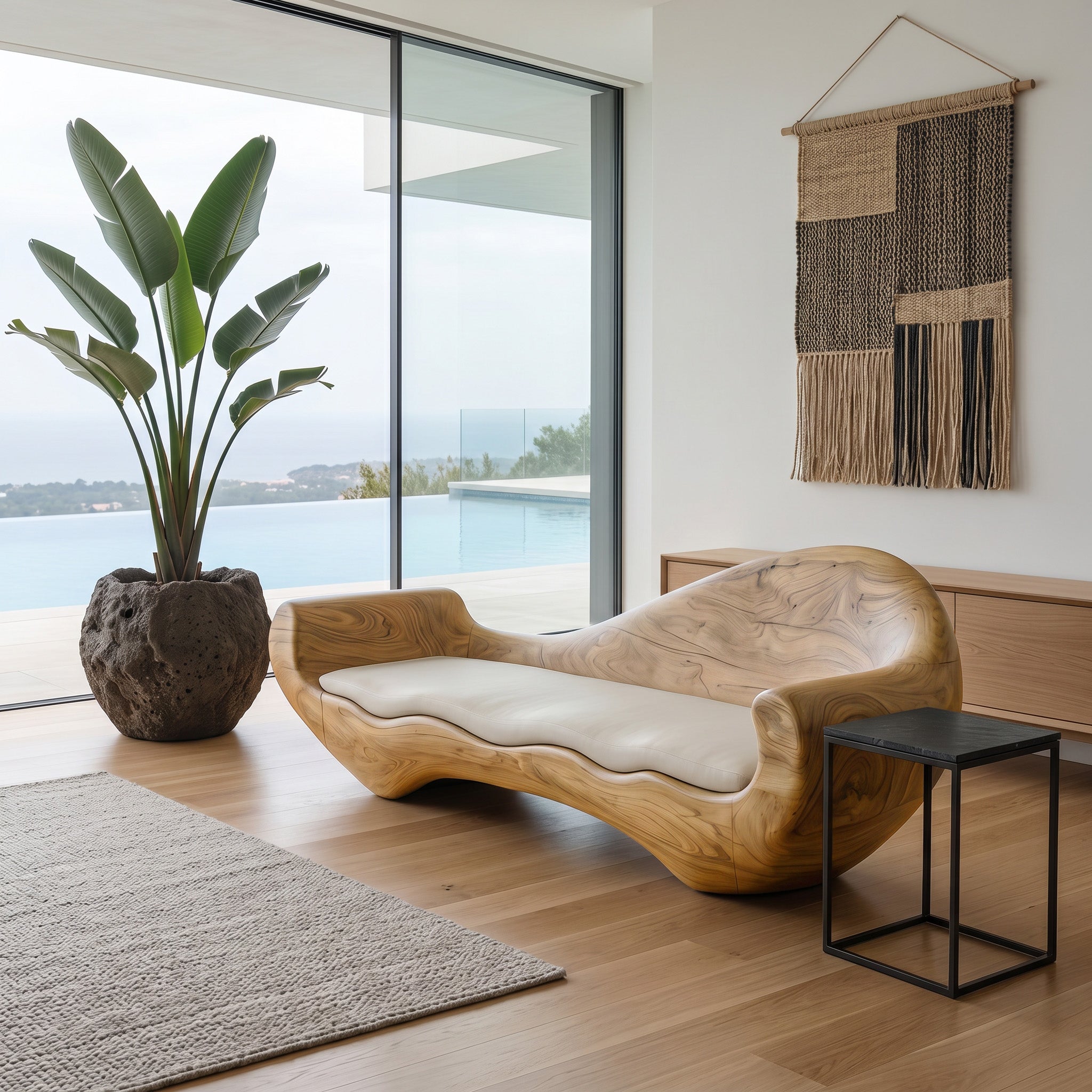 Artistic Sofa With Organic Design For Living Room