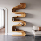 Artistic Sculptural Bookshelf For Living Room