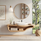 Handcrafted Live Edge Vanity For Custom Bathrooms