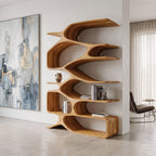 Organic Sculptural Bookshelf For Living Decor