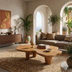 Handcrafted Wooden Live Edge Low Table For Living Room Home Decor
