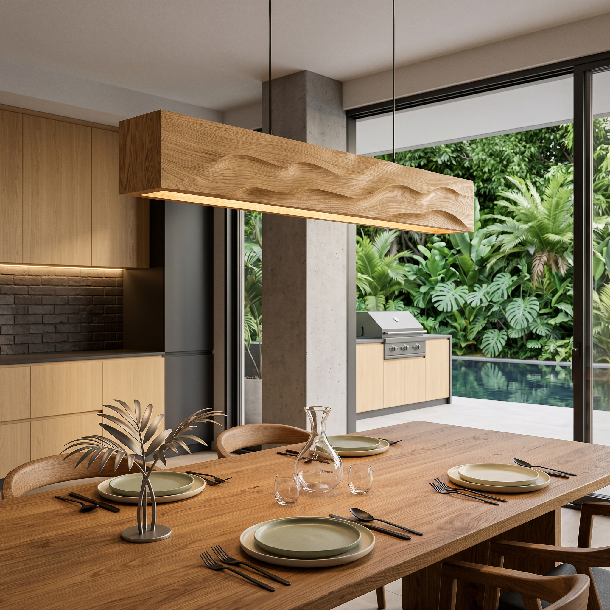 Elegant Pendant Light Combining Modern Design For Kitchen