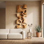 Modern Abstract Wall Sculpture For Living Room