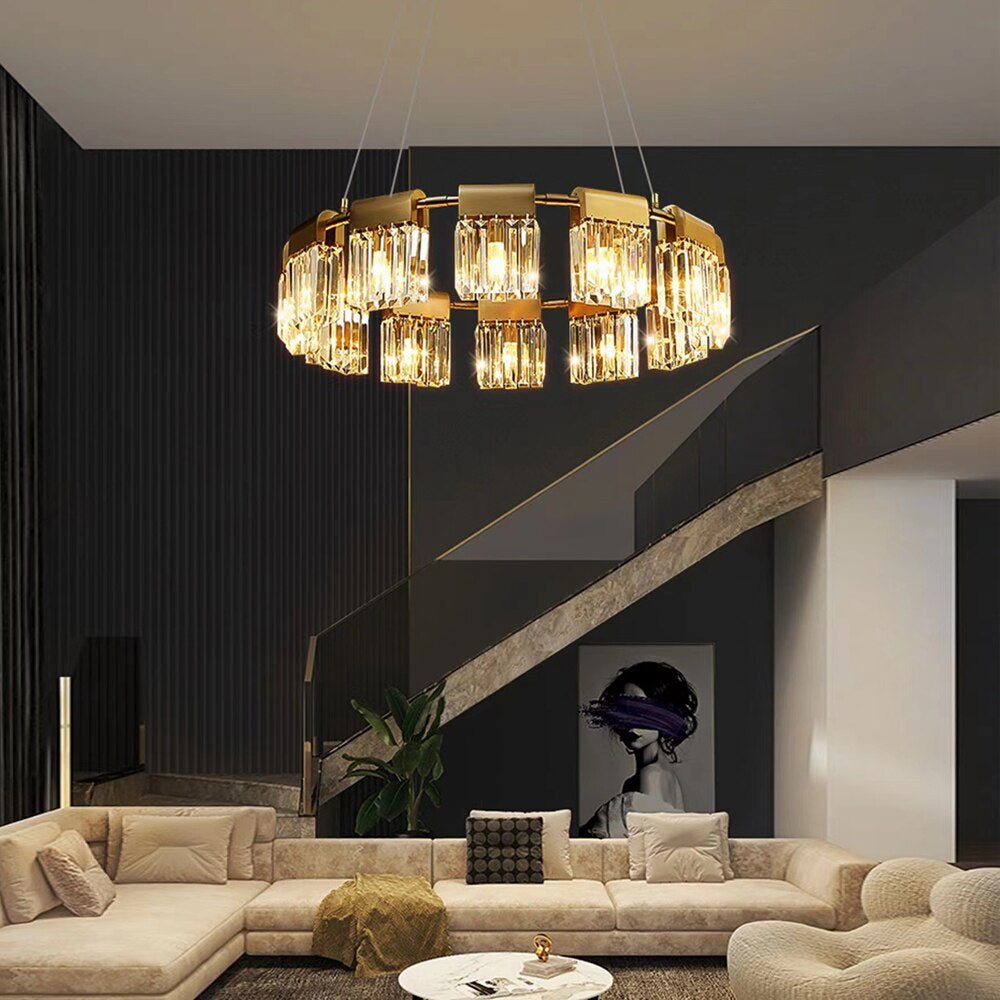 buyGio 32" Modern Crystal Chandelier - Morsale