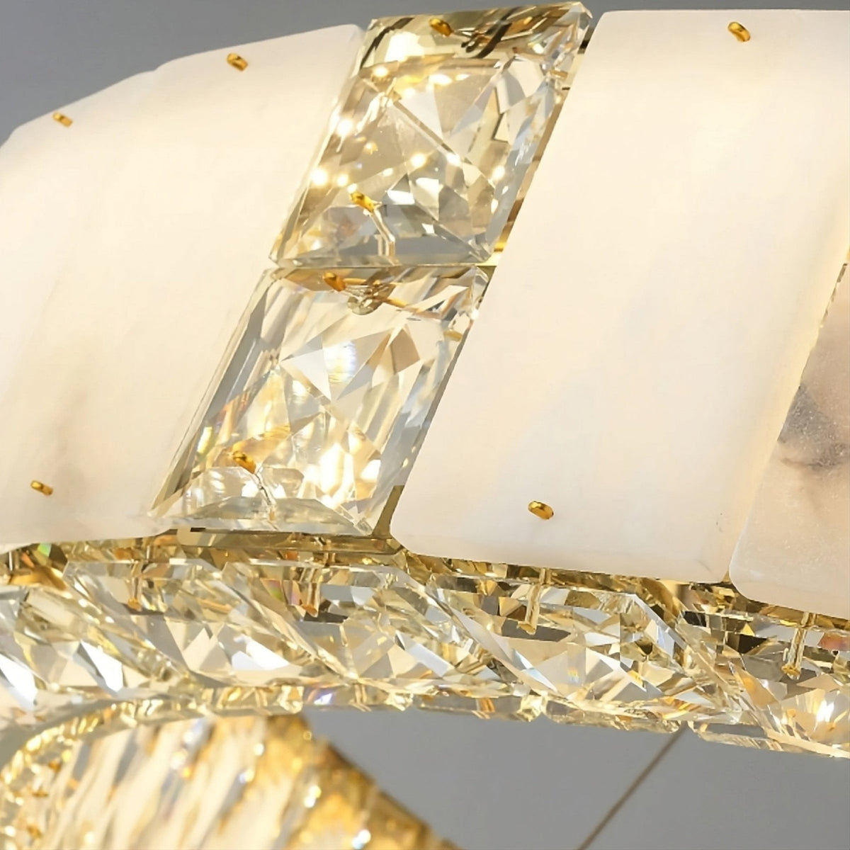 buyStafford Marble & Crystal Chandelier - Morsale