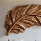 Organic Feather Wall Art Nature Inspired For Home Decor