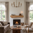 Rustic Fireplace Mantel Beam For Holiday Decoration