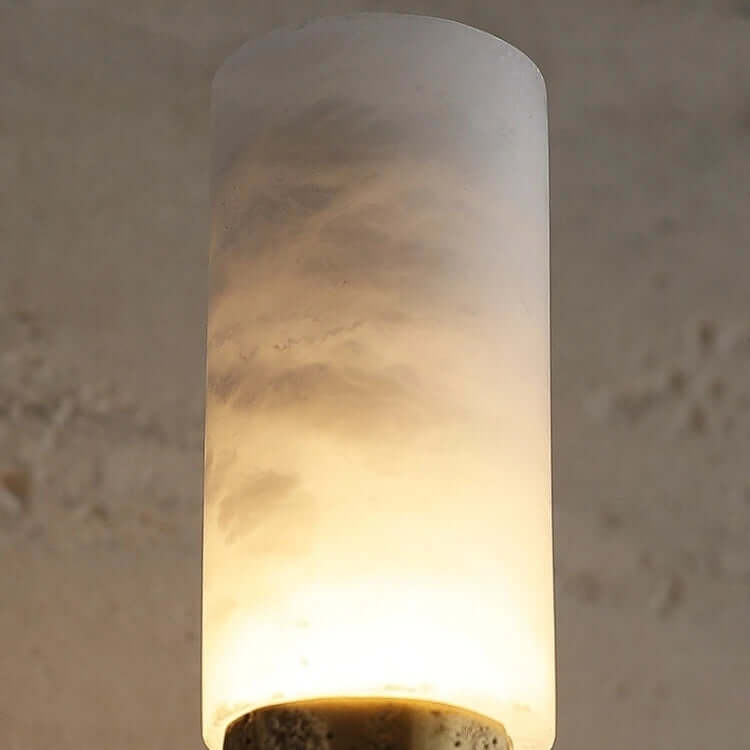 Valen forged brass sconce in a hallway setting