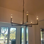 Thaddeus Artisan Forged Round Chandelier 36"