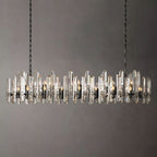 Monclair Radiant Crystal Linear Chandelier 72"