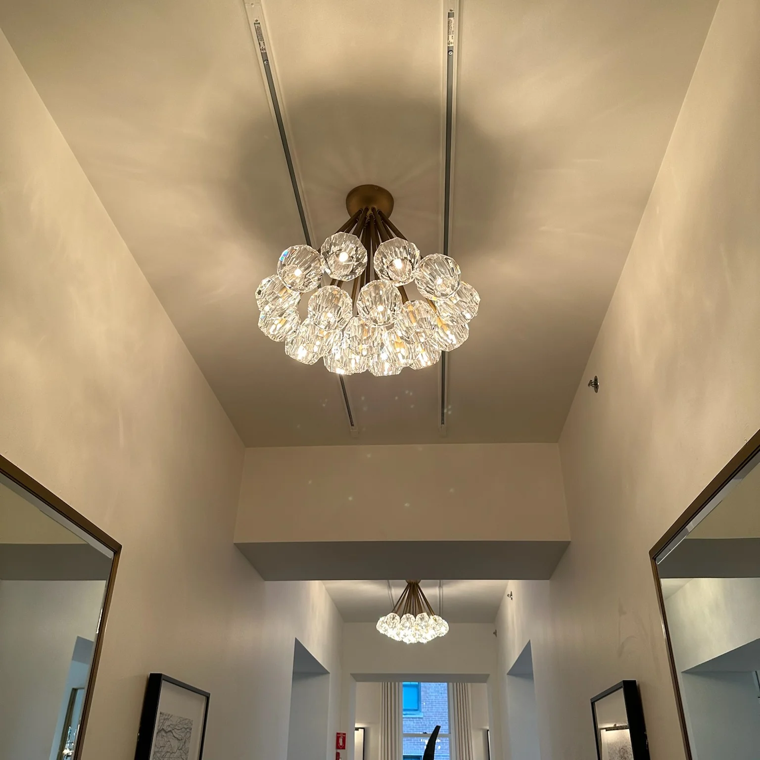 Boule De Radiant Crystal Flush Mount 24"