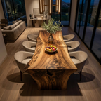 Modern Live Edge Dining Table For Dining Room