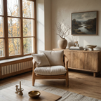 Modern Handcrafted Armchair For Living Room Or Reading Corner