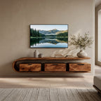 Modern TV Console Open Storage For Living Room
