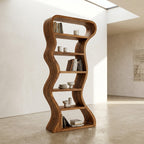 Organic Sculpture Wavy Bookshelf For Living Room Or Office Furniture