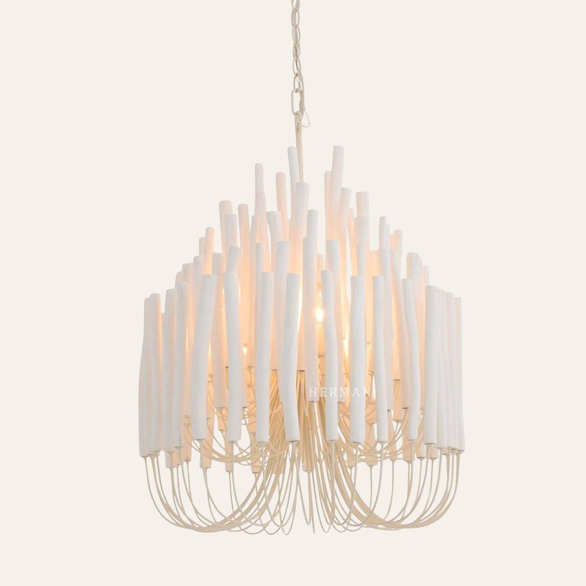 Tilda Alabaster Chandelier  21" 36"
