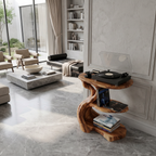 Handcrafted Wooden Media Stand Custom Living Room