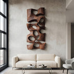Modern Abstract Wall Sculpture For Living Room
