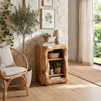Rustic Wooden Nightstand Bedroom Furniture Essential