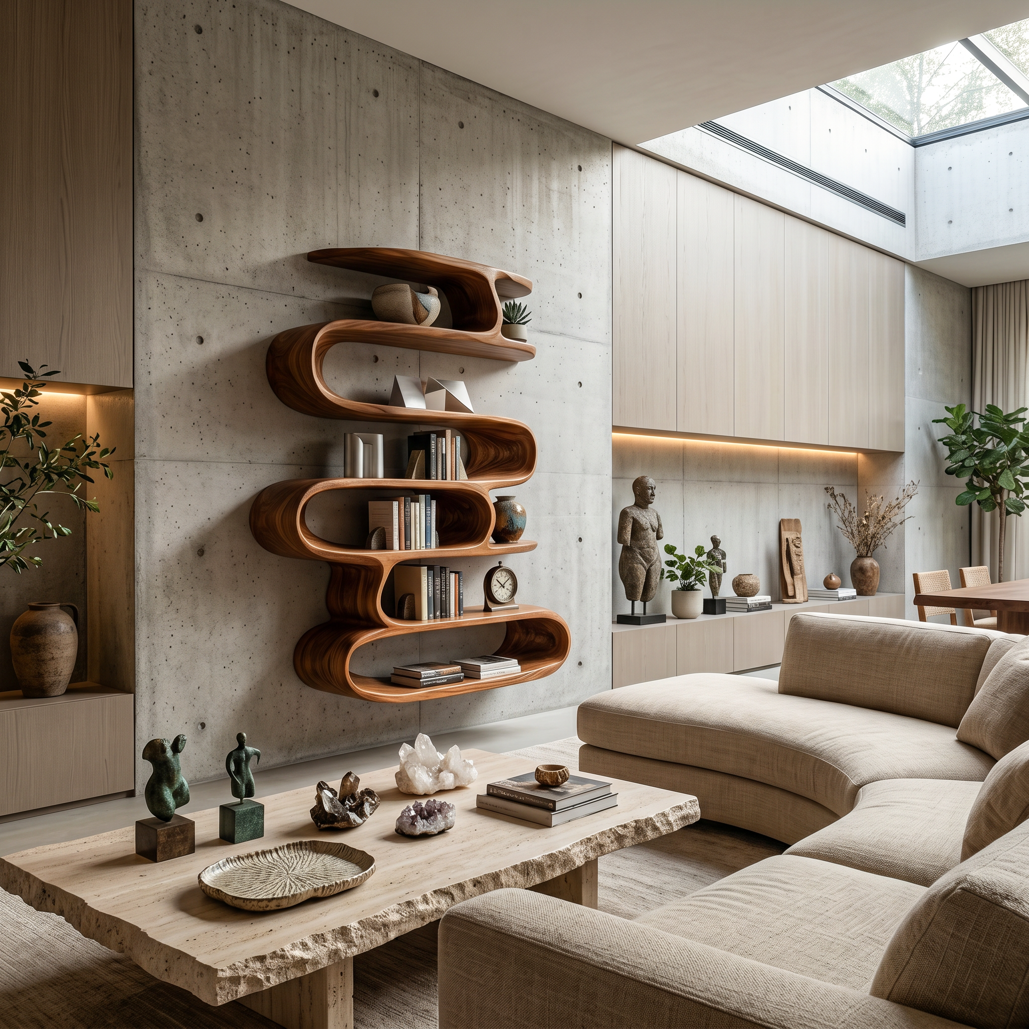 Elegant Wall-Mounted Shelf For Modern Home Decor