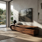 Modern Organic TV Console For Living Room Interior