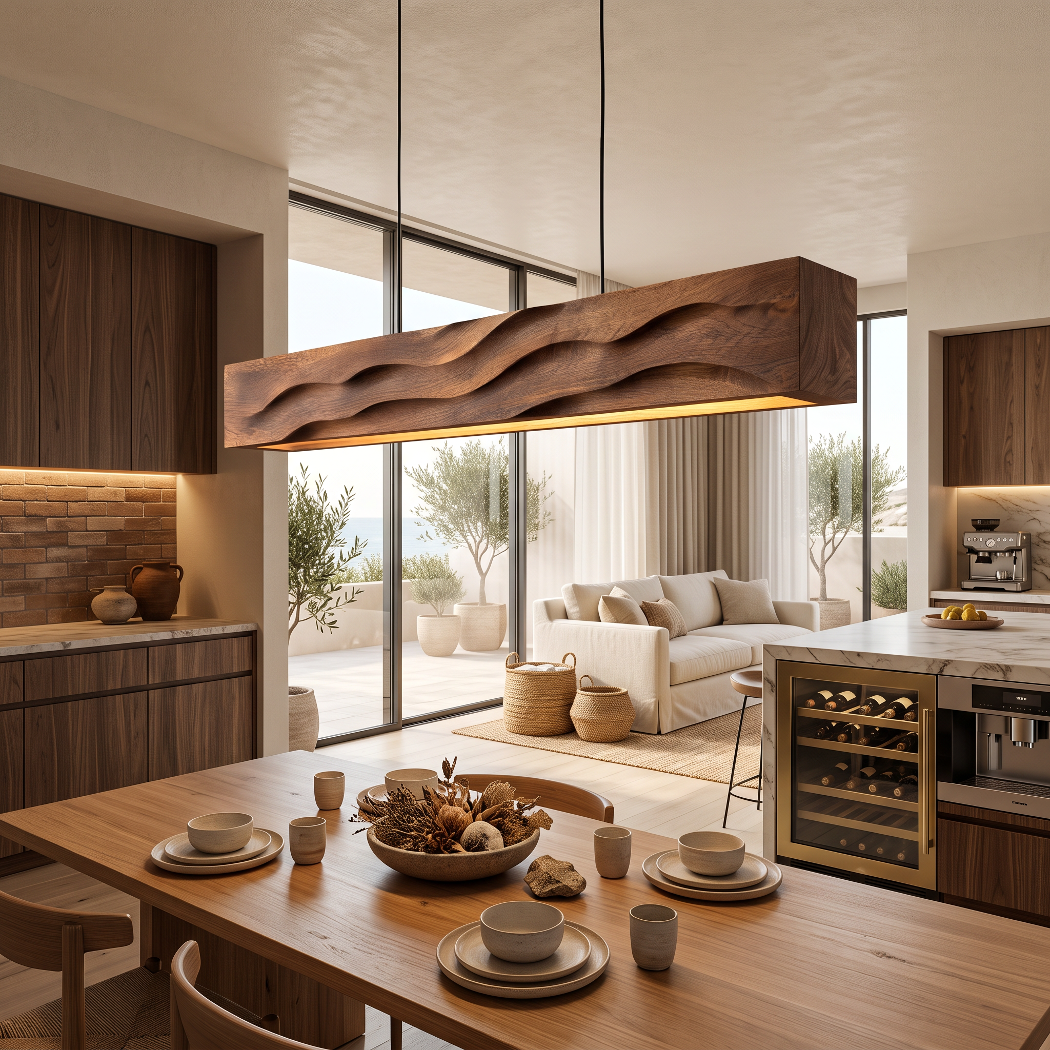 Elegant Pendant Light Combining Modern Design For Kitchen