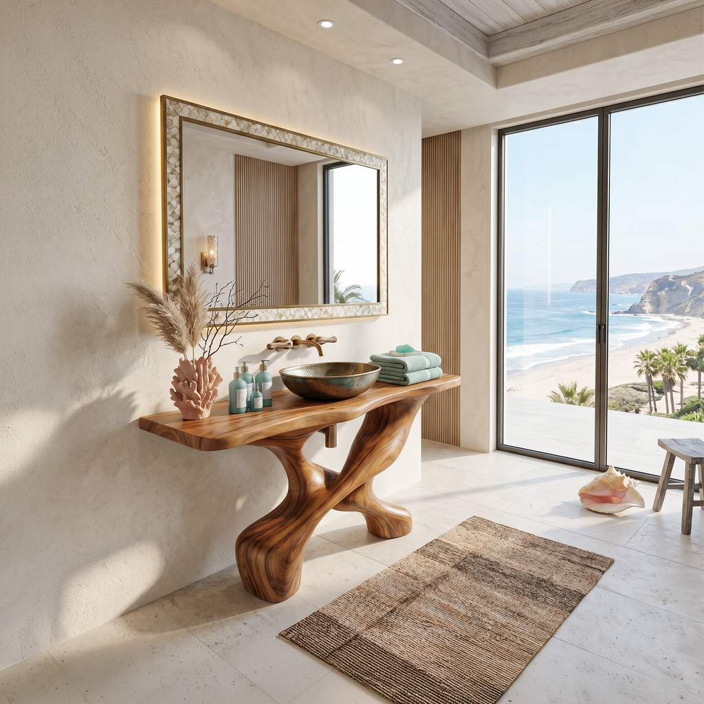 Handcrafted Vanity For Elegant Bathroom Furniture