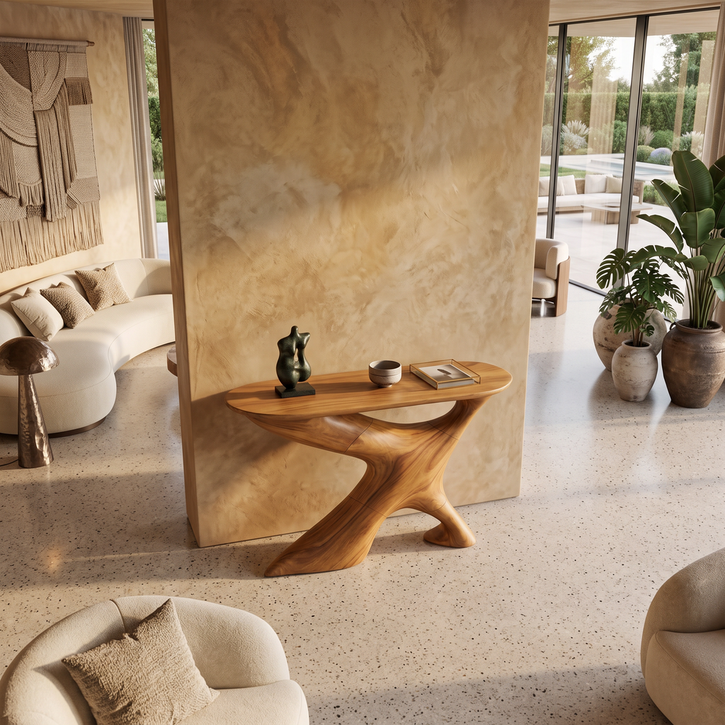 Handcrafted Foyer Table Furniture Decor