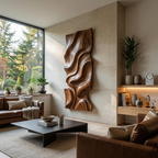 Modern Organic Wall Decor Art Piece For Living Room