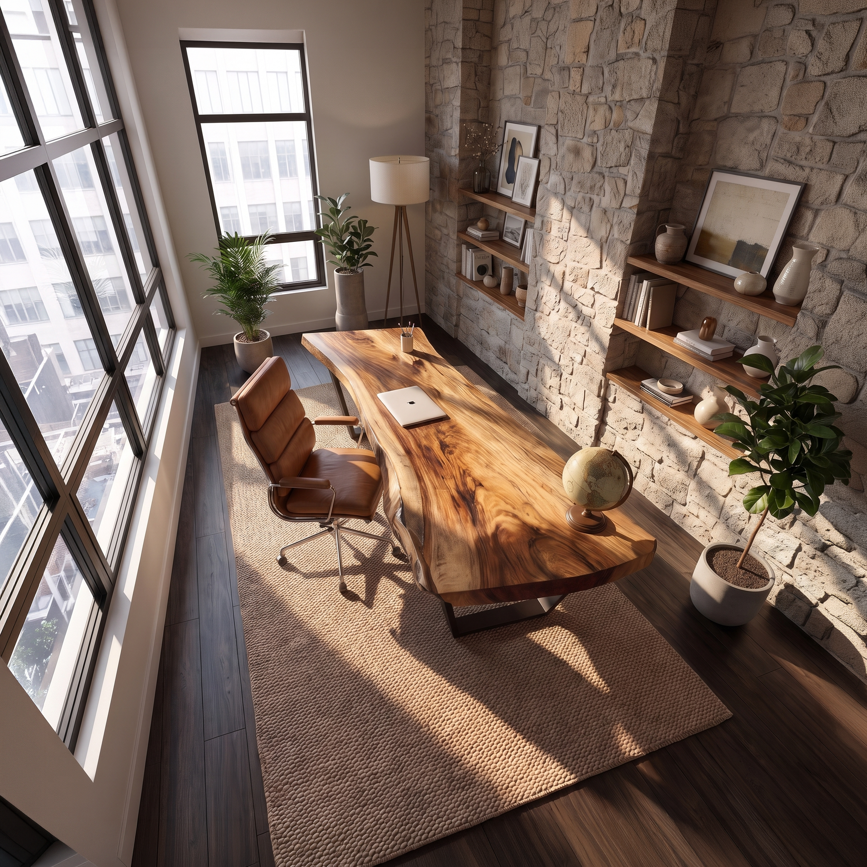 Modern Solid Wood Desk For Bedroom Furniture