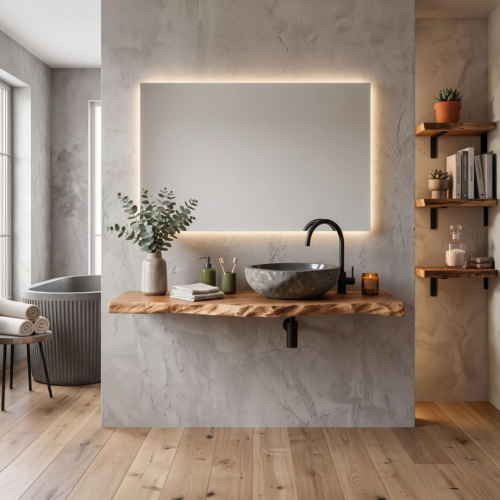 Mid Century Bathroom Vanity Decorating Ideas