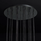 Boule De Radiant Crystal Cluster Chandelier 24"