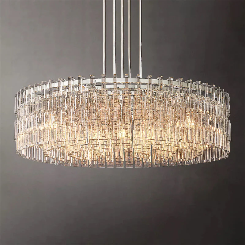 Marignan Modern Crystal Round Chandelier 48"