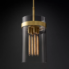 Ravelle Clear Glass Pendant Light