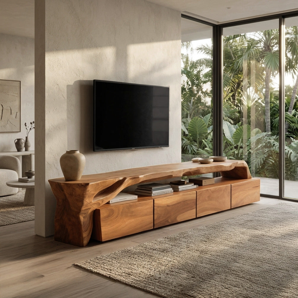 Modern TV Stand With Storage For Living Room