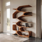 Organic Sculptural Bookshelf For Living Decor