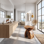 Rustic Shower Bench For Bathroom Seating And Decor