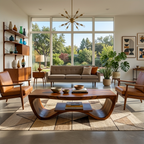 Luxury Coffee Table With Shelf For Living Room