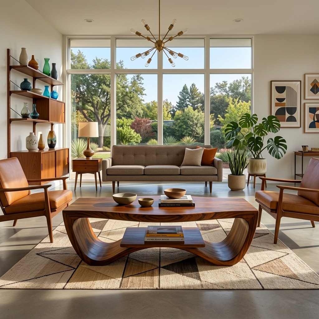 Luxury Coffee Table With Shelf For Living Room