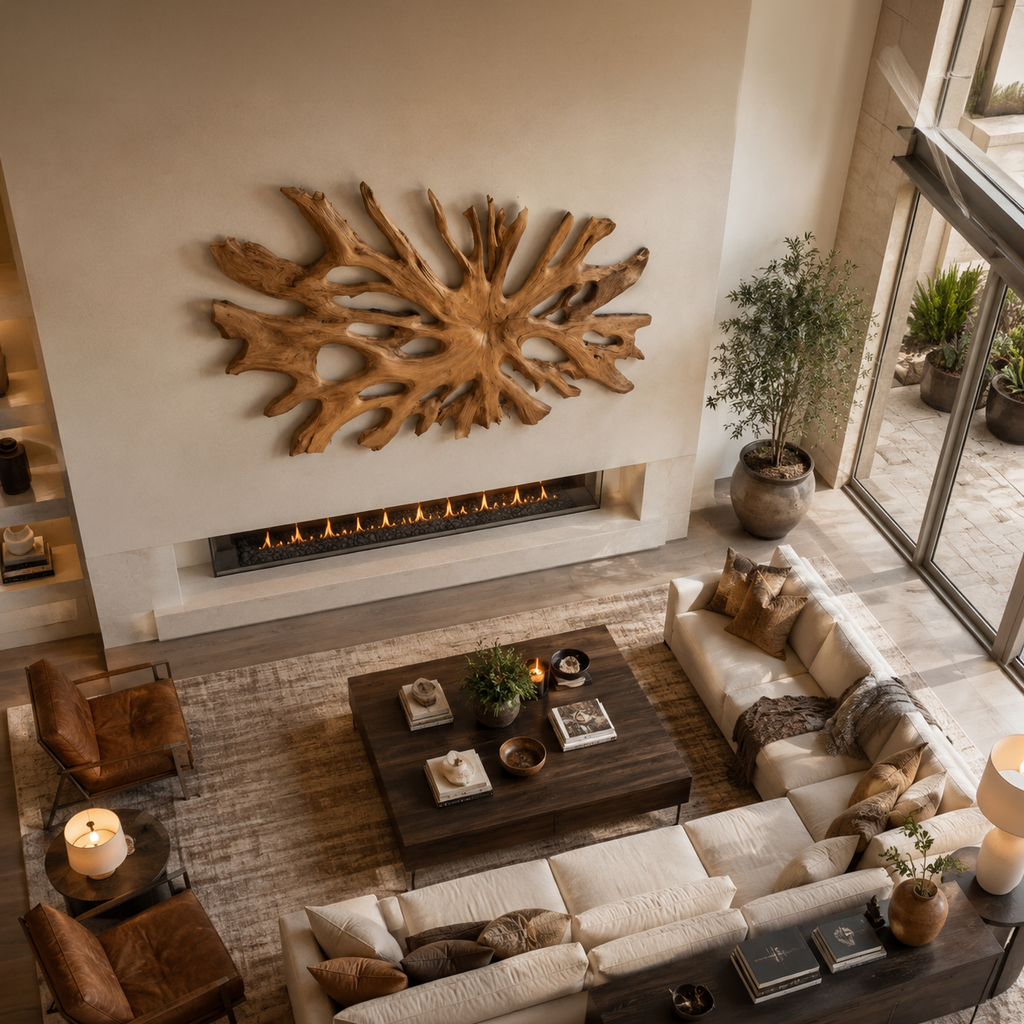 Large Organic Wall Art For Living Room