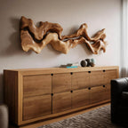 Organic Carved Wall Art Sculpture For Living Room