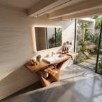 Rustic Solid Vanity For Timeless Bathroom Furniture