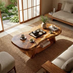 Modern Solid Wood Coffee Table For Living Roomdecor And Interior Design