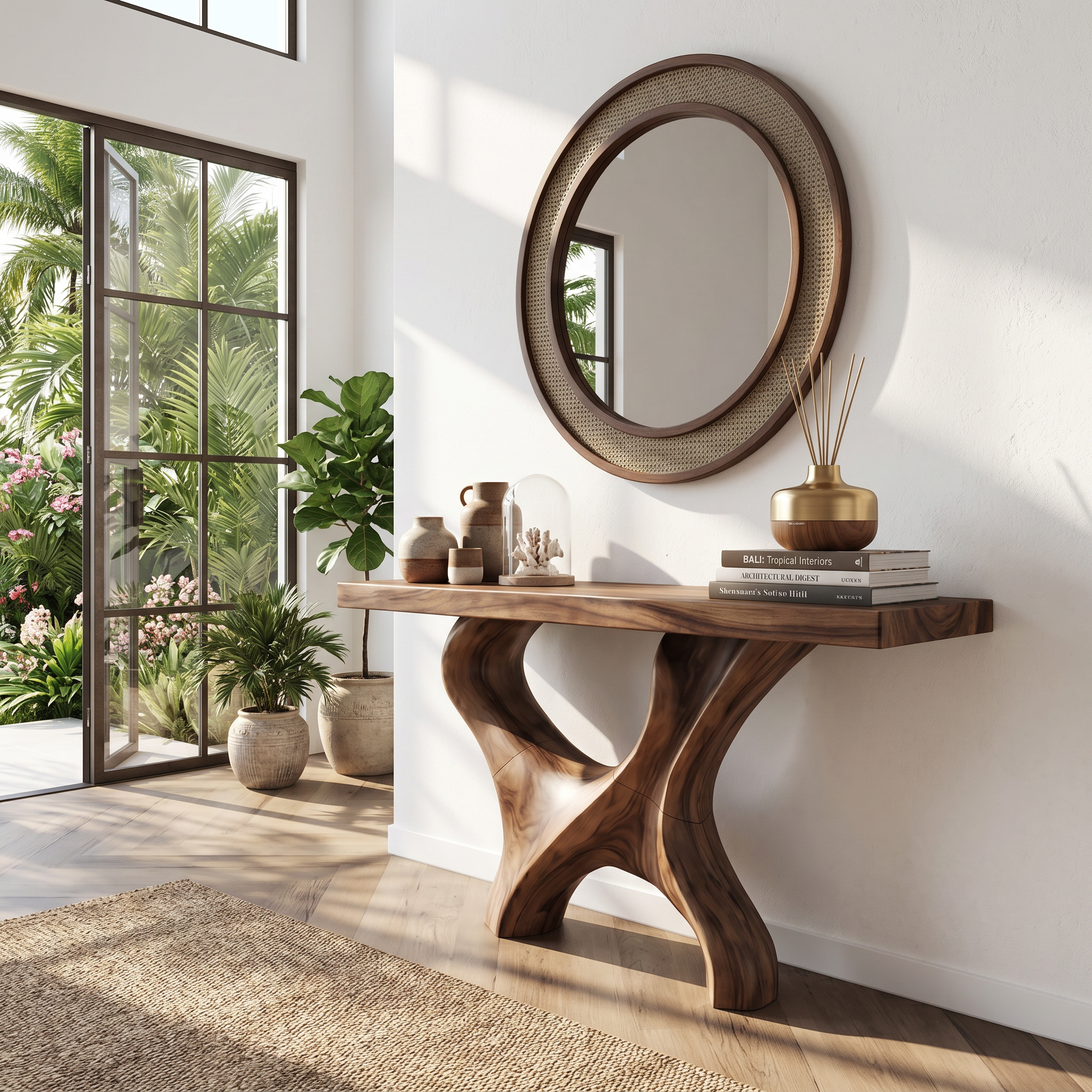 Handcrafted Entryway Storage Furniture Decor