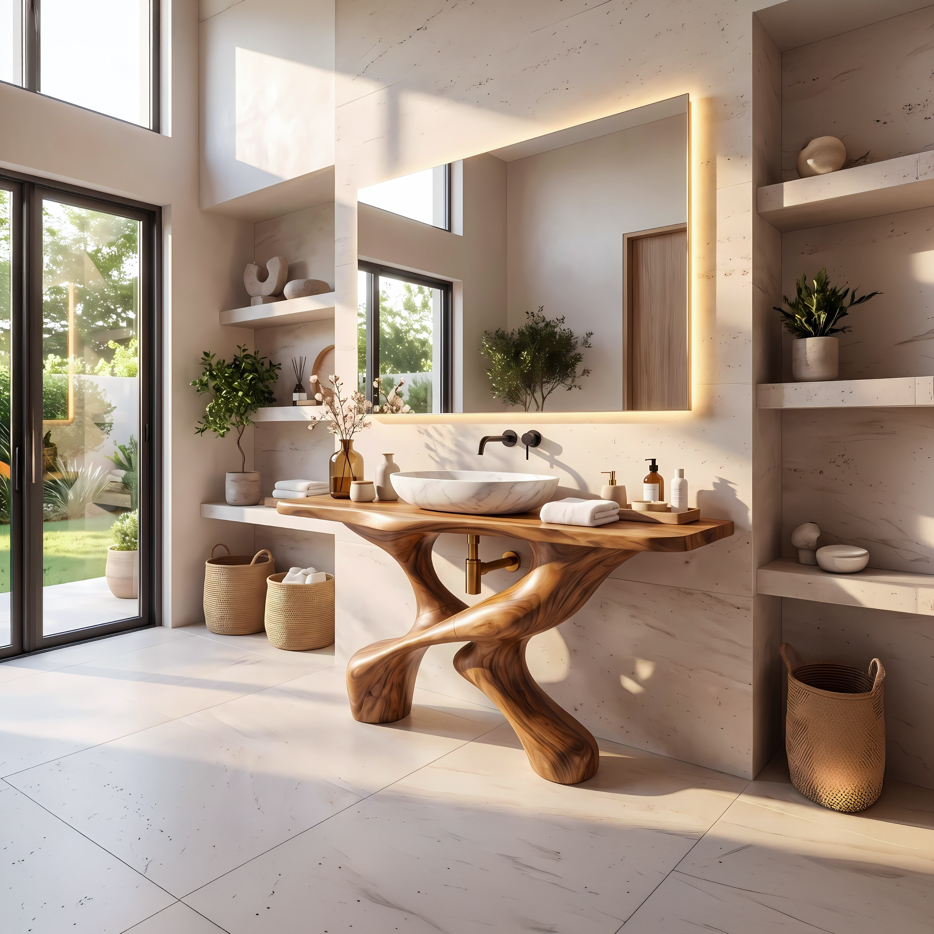 Handcrafted Vanity For Elegant Bathroom Furniture