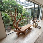 Mid Century Wooden Bench For Versatile Indoor Bench Solutions