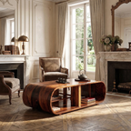 Farmhouse Wooden Live Edge Low Table For Entryway Design And Decor